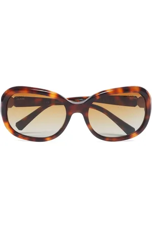 CHANEL Lunettes de soleil à monture carrée (années 2000)