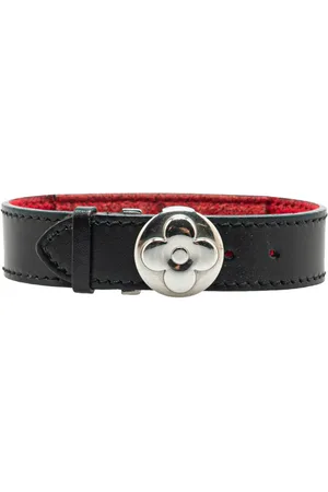 LOUIS VUITTON Bracelet Wish Monogram en cuir (2003)