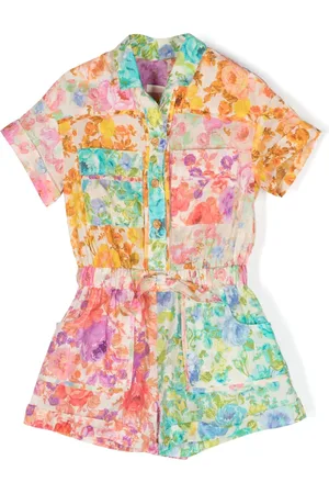 ZIMMERMANN Combinaison en coton à fleurs