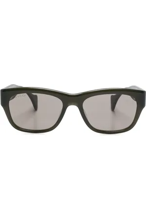 Gucci Lunettes de soleil à monture rectangulaire