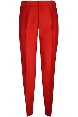Alexander McQueen Pantalon à coupe droite