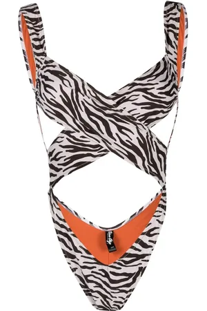 Reina Olga Maillot de bain à imprimé léopard