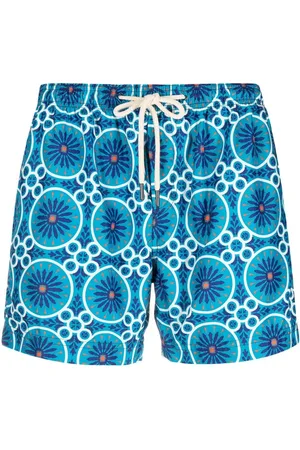 PENINSULA SWIMWEAR Short de bain à imprimé géométrique