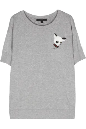 Gucci T-shirt à détail de patch (années 2000)