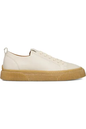 Ami Baskets en cuir à lacets