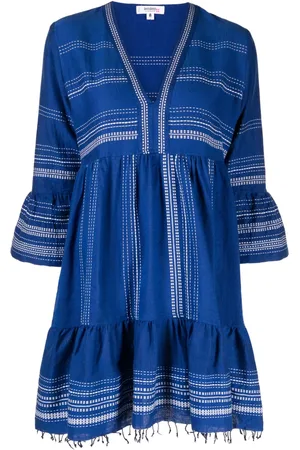 Lemlem Robe en coton à bords francs