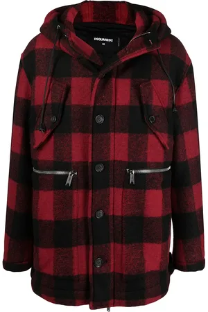 Dsquared2 Manteau à carreaux