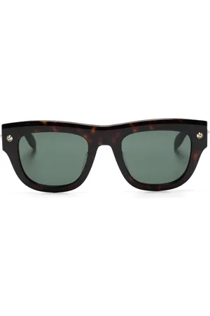Alexander McQueen Lunettes de soleil à détails de clous