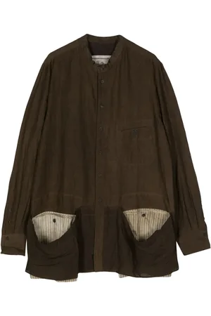 ZIGGY CHEN Chemise en lin à empiècements