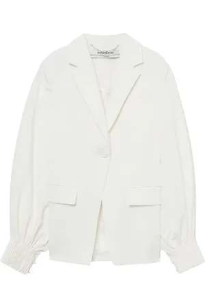 KIMHEKIM Veste à manches froncées