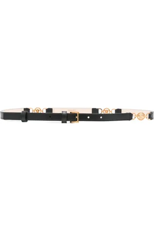 VERSACE Ceinture en cuir à détail Medusa