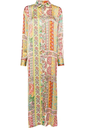 Bambah Robe mi-longue boutonnée