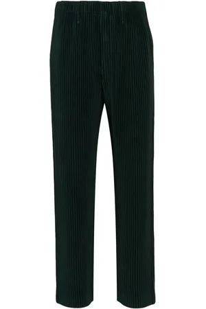 Issey Miyake Pantalon Color Pleats à coupe droite