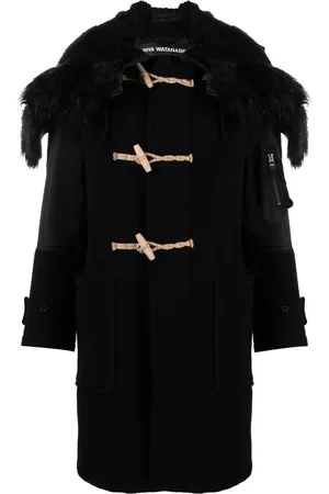 JUNYA WATANABE Manteau boutonné à capuche
