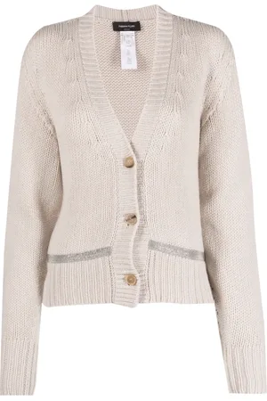 Fabiana Filippi Cardigan en maille à boutonnière