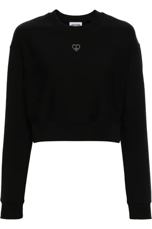 Moschino Sweat à plaque cœur
