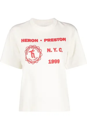 Heron Preston T-shirt Medieval Heron à imprimé graphique