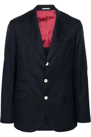 Brunello Cucinelli Blazer à simple boutonnage