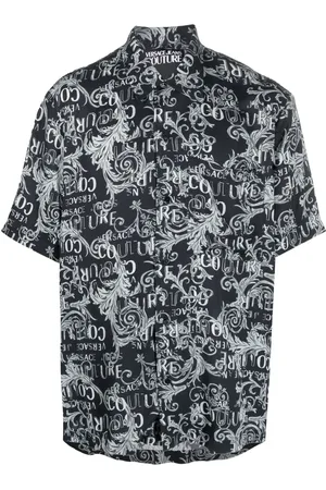 VERSACE Chemise à imprimé baroque