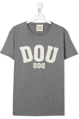 DOUUOD KIDS T-shirt à logo imprimé