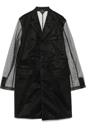 Comme des Garçons Manteau à superposition en résille