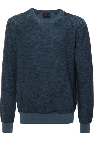 BRIONI Pull en maille nervurée à col rond