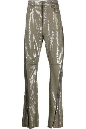 Rick Owens Pantalon Bolan Banana à coupe évasée