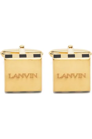 Lanvin Boutons de manchette à logo gravé