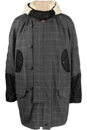 JUNYA WATANABE Manteau à carreaux