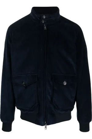 Baracuta Veste bomber en velours côtelé à col montant