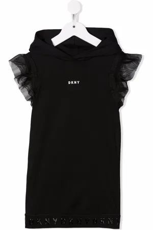 DKNY Robe-sweat à bords volanté