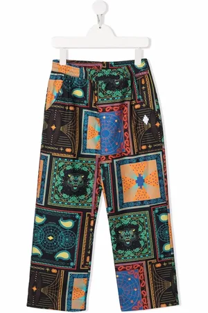 MARCELO BURLON Pantalon fuselé à motif cachemire
