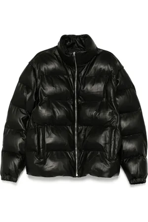 Bally Doudoune en cuir 2 en 1