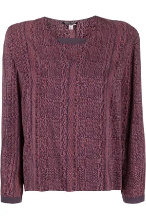 Giorgio Armani Blouse à imprimé abstrait (années 1990)