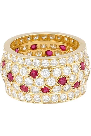 Cartier Bague Nigeria en 18ct sertie de rubis et de diamants (années 1980)