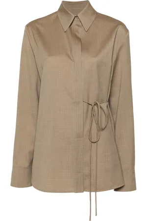 Jil Sander Chemise en laine à design noué