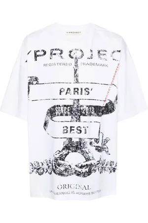Y / PROJECT T-shirt en coton à logo imprimé