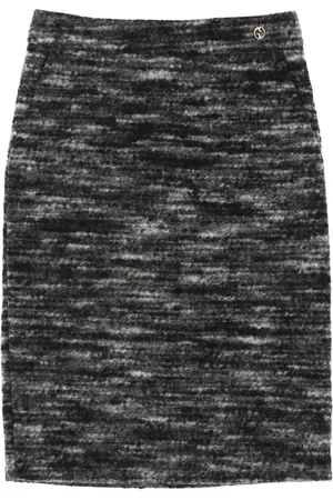 Gucci Jupe crayon à plaque logo (années 2010)