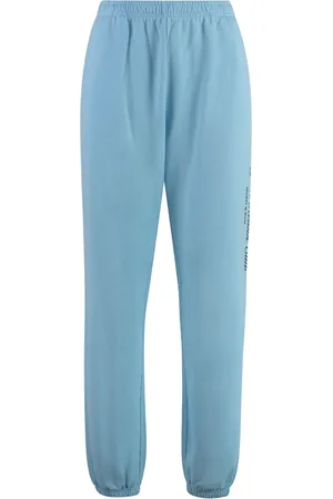 Sporty & Rich Pantalon de jogging en coton à logo imprimé