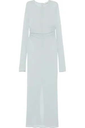 BLUMARINE Robe longue à effet de transparence