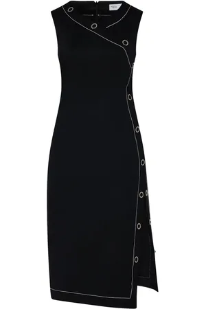 ROSETTA GETTY Robe évasée à design asymétrique