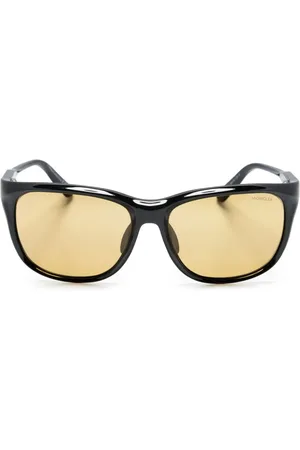 Moncler Lunettes de soleil à logo imprimé