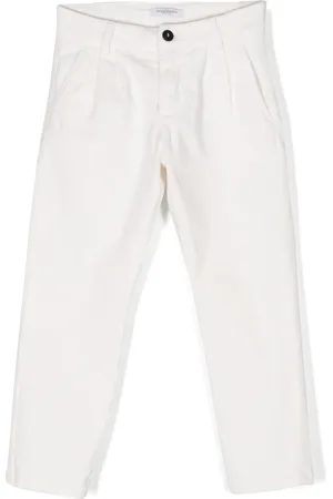 Paolo Pecora Pantalon en coton à plis
