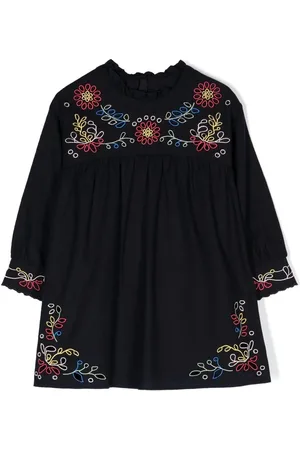 Chloé Robe à fleurs brodées