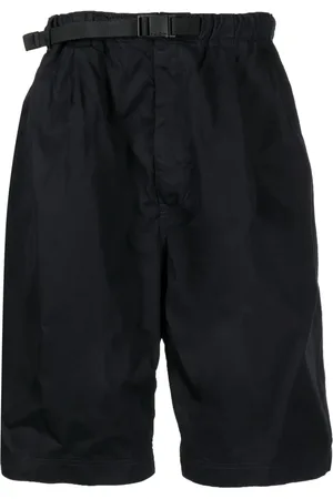Comme des Garçons Short en coton à détails de plis