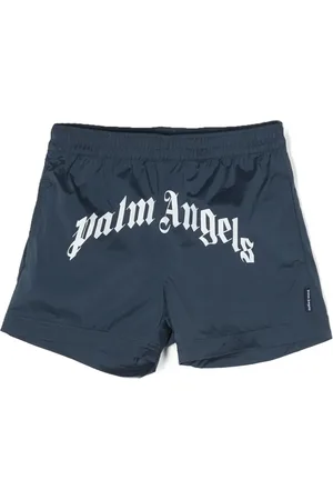 Palm Angels Short de bain à logo imprimé