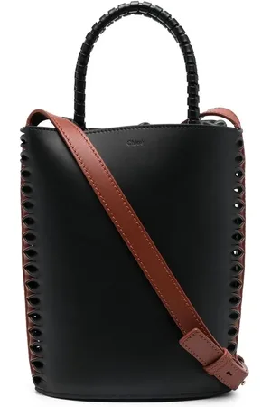 Chloé Sac seau en cuir à design colour block