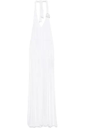 FISICO Robe longue en jersey stretch