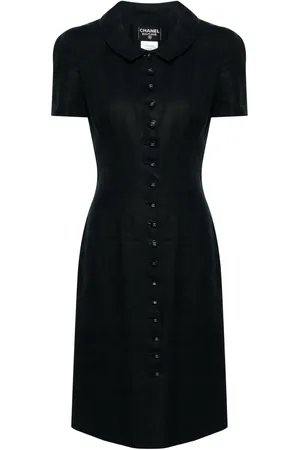 CHANEL Robe en lin à coupe courte (1997)
