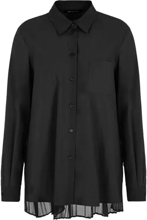 Armani Exchange Chemise à empiècement plissé